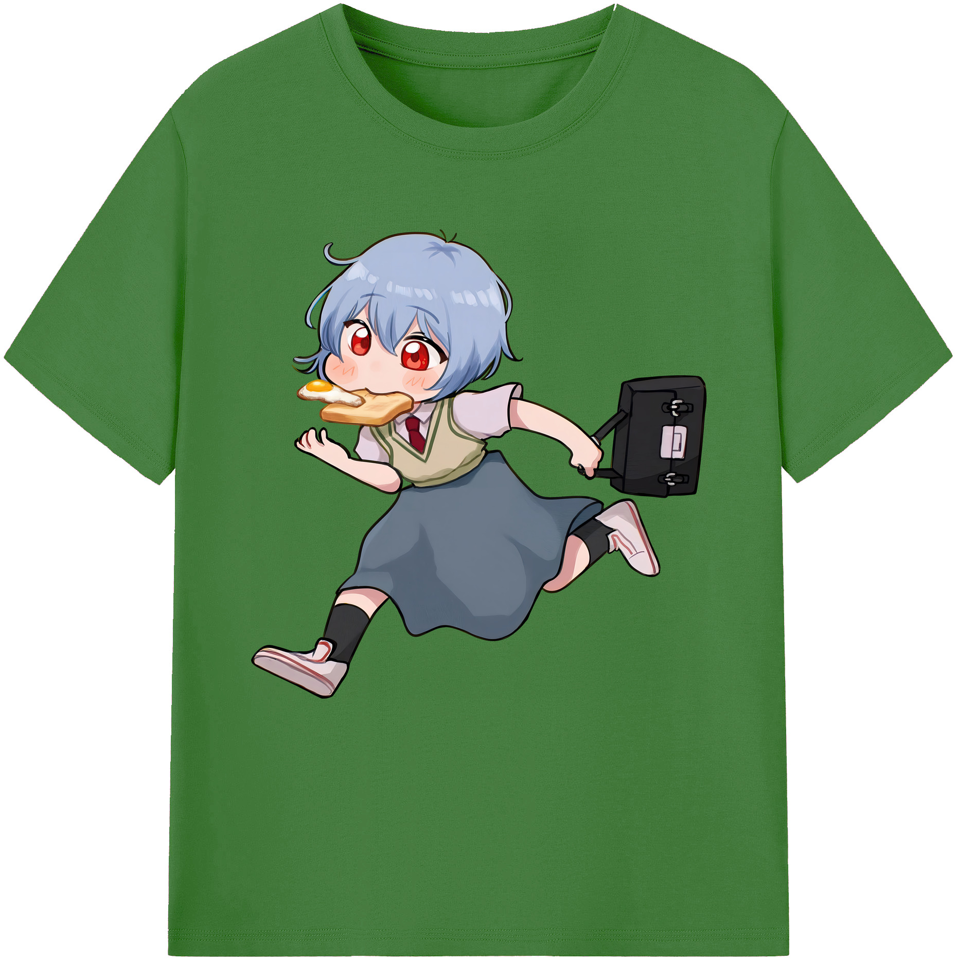 （画像用） EVA 新世紀エヴァンゲリオン レディースカジュアルプリントTシャツ（綿100％）